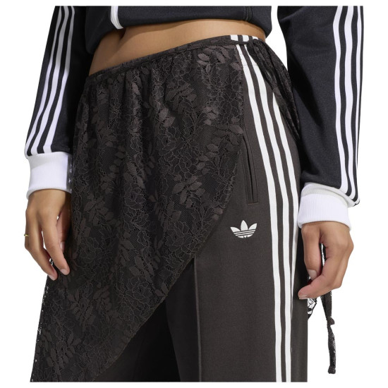 Adidas Γυναικείο παντελόνι φόρμας Firebird 2in1 Loose-Fit Lace Track Pants